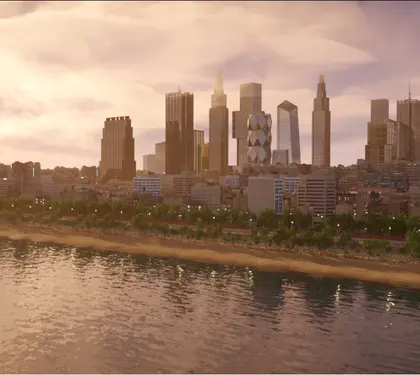 【三维动画】城市宣传动画风景观点旅游规划交通枢纽人文氛围