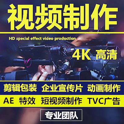 AE特效专业动画抖音快手视频翻译制作宣传片拍摄剪辑片头片尾