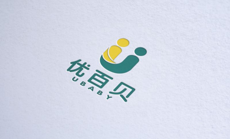 优百贝-母婴用品公司商标品牌各类标志原创商业字体logo设计