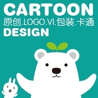 卡通形象设计IP吉祥物三视图延伸动作表情Q版人物企业插画