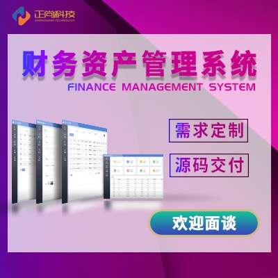 财务会计管理软件开发公司记账出纳报税企业资产设备计件系统定制
