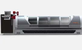 激光制版机三轴混合式激光刻印机喷码机工业外观结构设计