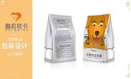 宠物包装设计猫狗鱼包装袋品牌设计策划原创手绘插画vicis粮