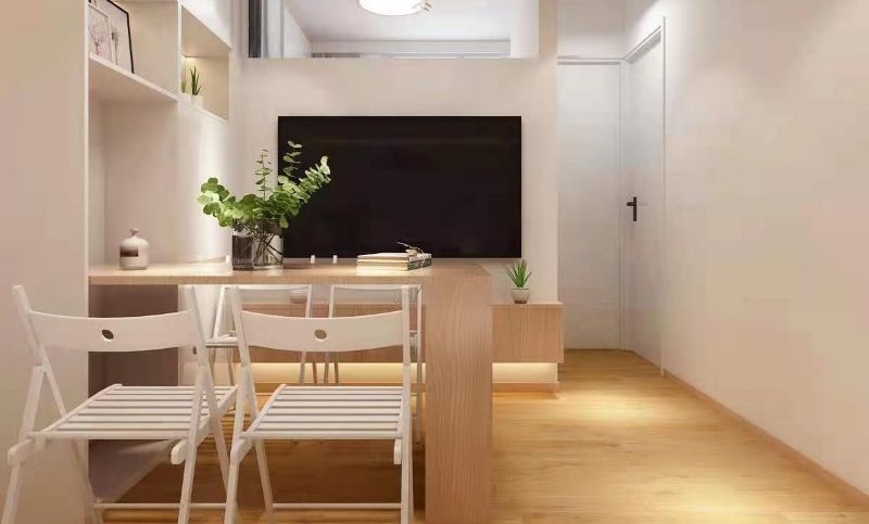 小户型设计单身公寓设计效果图施工图一居室
