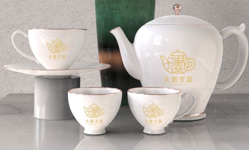 九戴茶器logo设计