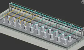 工厂罐体可视化大屏罐区三维视频U3D制作场景建模