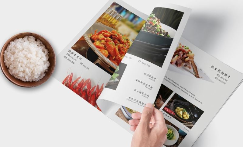 菜谱-连锁餐饮简约高级感菜单设计菜品拍照美工修图设计排版