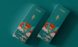 建设银行新年春节国风唐韵定制礼品包装设计-因心设计