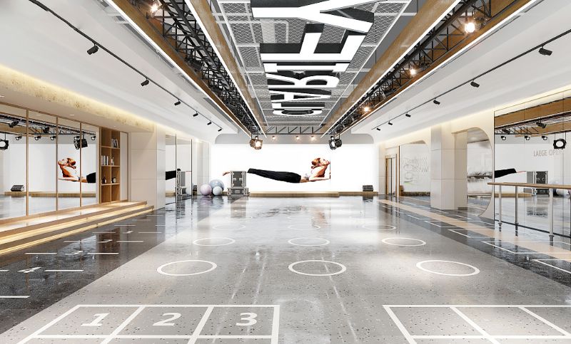 商场购物中心空间设计休闲健身室内空间设计