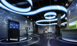 科技未来科技展厅设计室内装修效果图公装施工图
