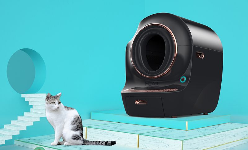 萌耳-全自动猫砂桶外观结构设计