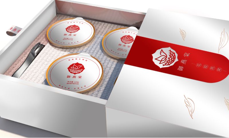【沃斯品牌】御燕棠食品行业取名logo+VI品牌全案包装设计