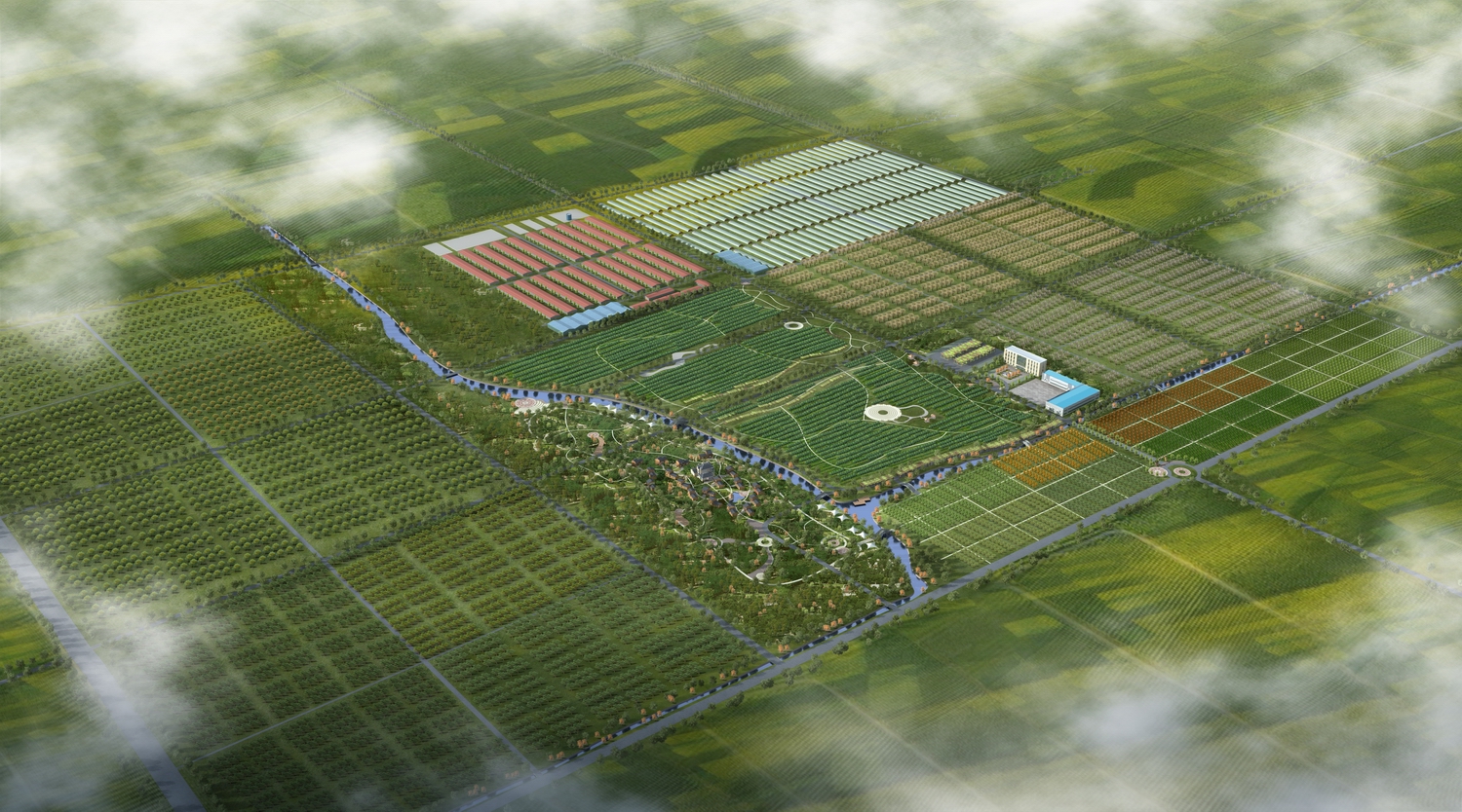 泰国室内循环水养殖项目的设计图与实景图_广州环控农业生物科技有限公司