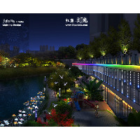 景观夜景亮化 园林灯光设计 山体亮化 广场灯光设计 植物照明