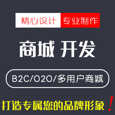 B2C商城/电商网站o2o/购物网站/B2B2C网站开发商城
